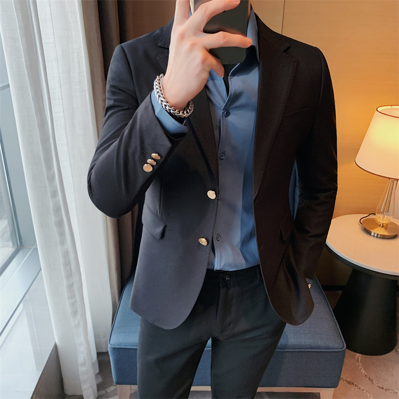 Jack Men'S Grooming - Męskie marynarki w stylu brytyjskim, jednolite