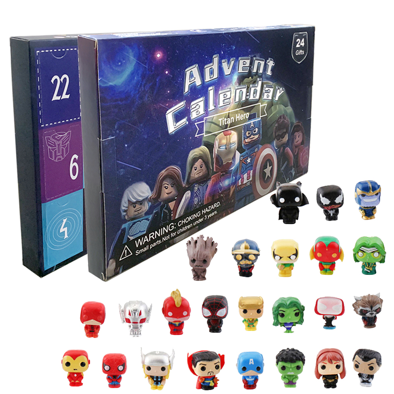 Mens Grooming Advent Calendar - Kalendarz Adwentowy Marvel Avengers Spiderman Iron